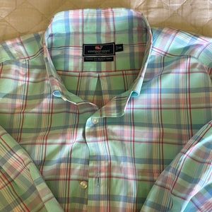 Mens XXL vineyard vines classic fit Murray shirt